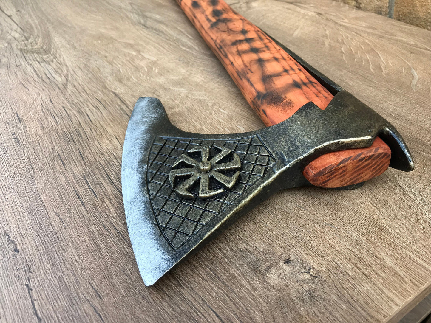 Medieval axe, decorative axe, viking axe, hand forged axe, tomahawk, hatchet, mens gifts, medieval armor, axe gift, viking gifts, mens armor