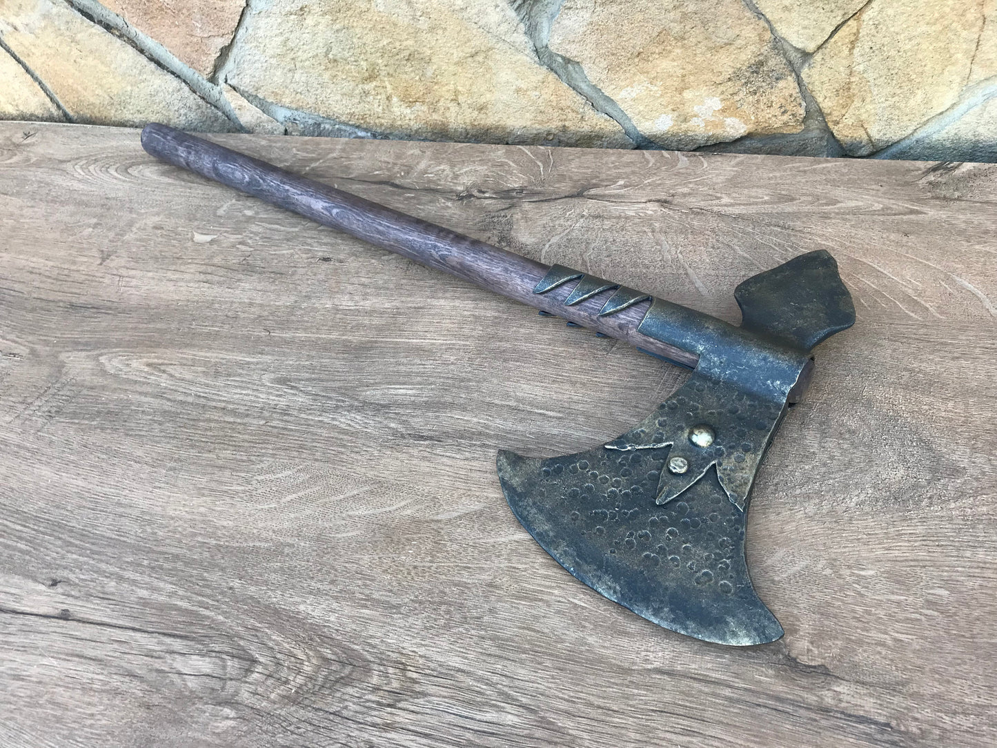 Viking axe, replica weapons, replica armor, replica axe, medieval axe, axe, combat axe, SCA axe, LARP axe, crusader axe, Middle Ages axe