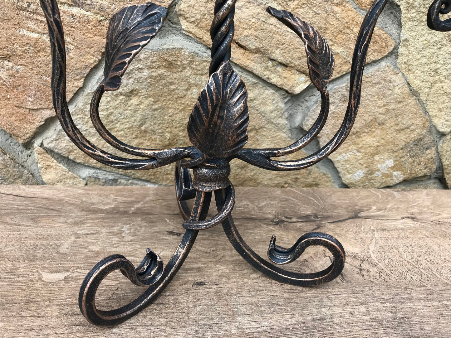 Candle holder, iron gift for her,hand forged candle holder, iron anniversary gift for her, iron anniversary gift for him, candlestick holder