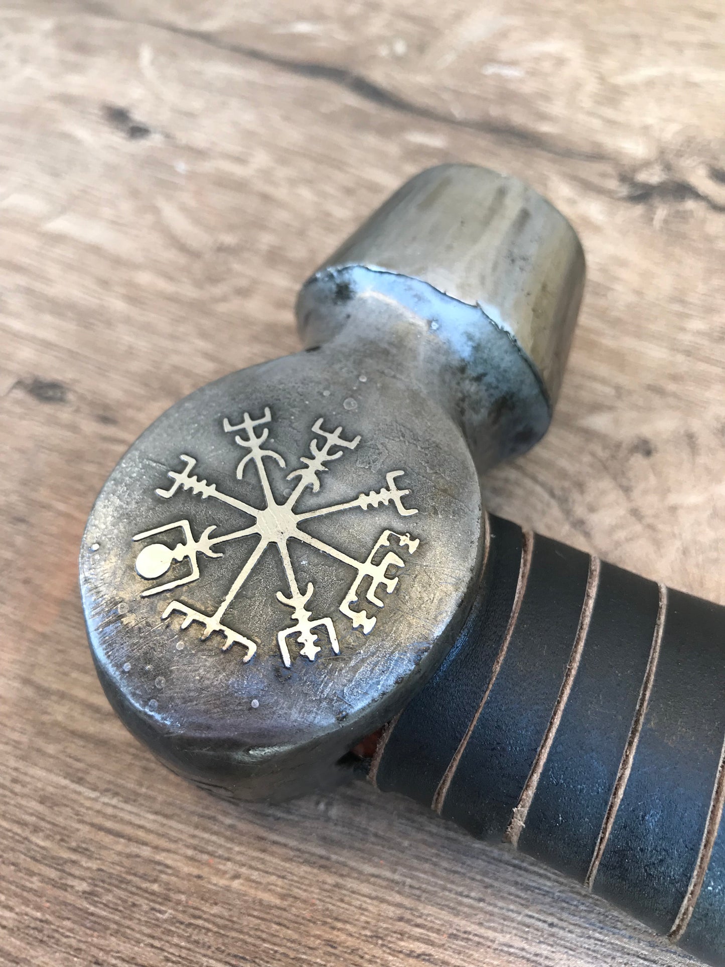 Custom hammer, viking hammer, engraved hammer, personalized hammer, customized hammer, triskele, Vegvisir,etched hammer,viking axe,mens gift