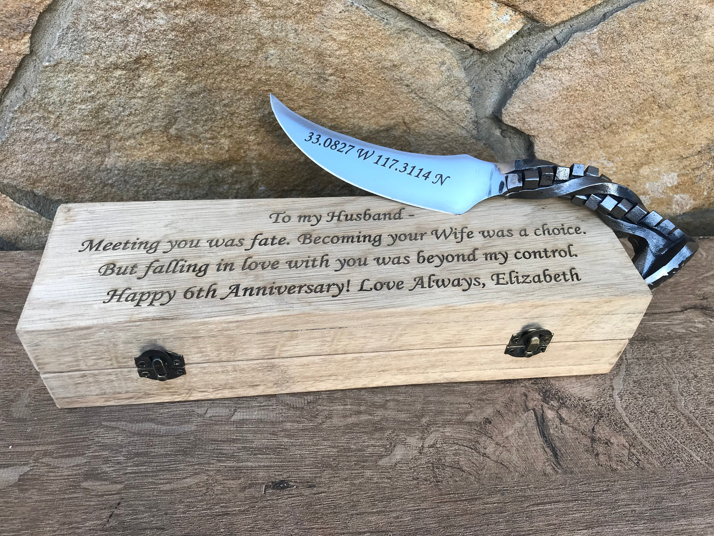 6th anniversary, railroad spike knife,  6 year anniversary, iron gift for him, iron gift,iron anniversary gift for him,retirement gift,knife