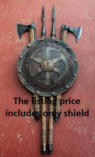 Knight shield, warrior shield, custom shield, shield, medieval shield, wall shield,historical shield,spartan shield,viking shield,viking axe