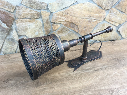 Wall sconce, wall torch, viking lantern, Olympic torch, viking torch, viking lamp, hand forged lantern, medieval lamp, rustic lantern,sconce