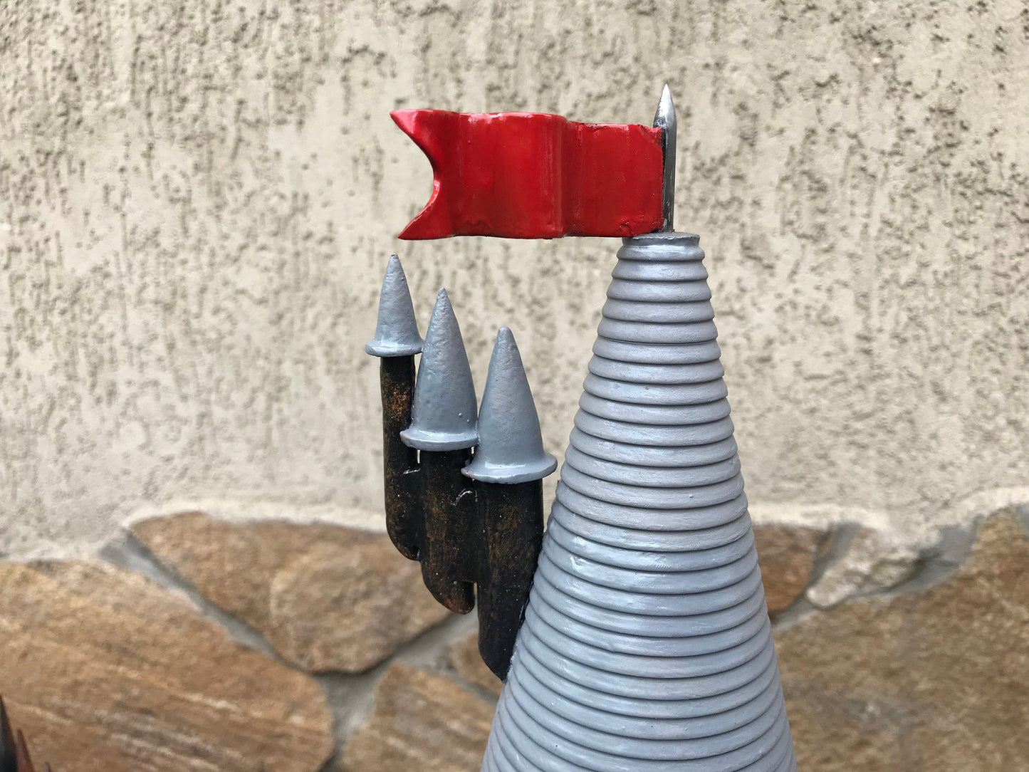 Castle mailbox, dragon, post box, custom mailbox, mailbox post, mail box, Gothic, castle, medieval castle, castle decor, postbox, turret