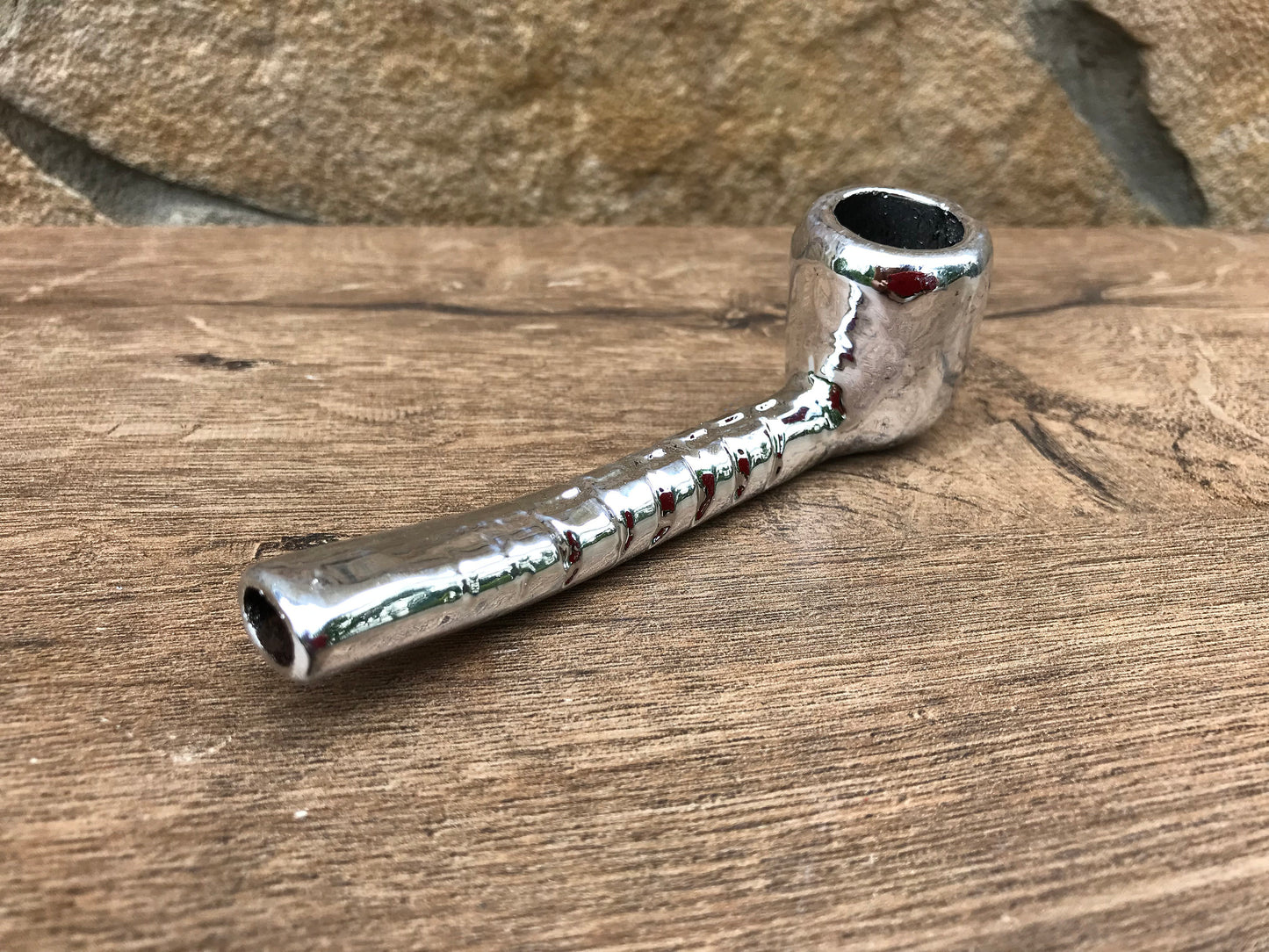 Tobacco pipe, pipe for smoking, smoking pipe, personalized smoking pipe, groomsmen gift, mens gift, manly gift,iron anniversary gift,ashtray