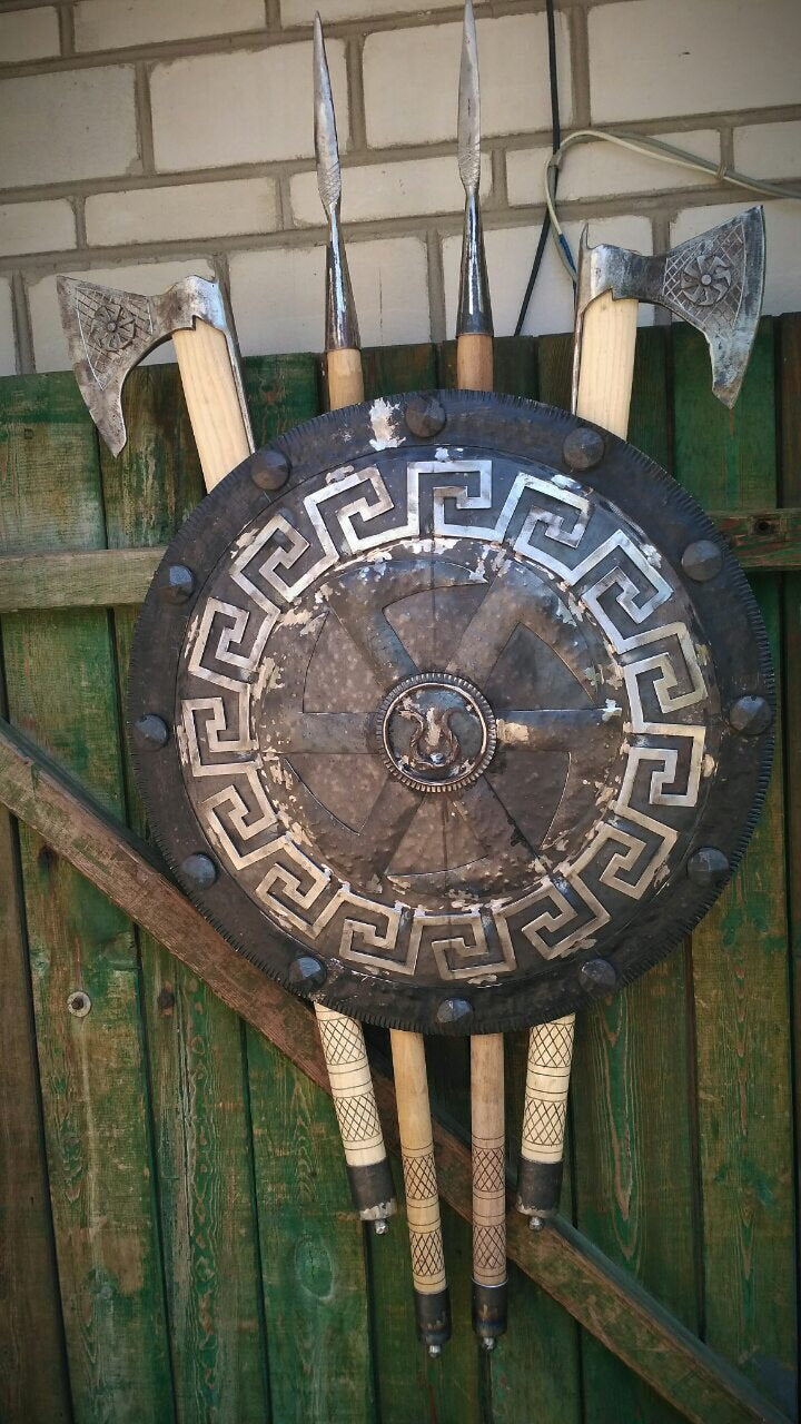 Shield, viking shield, viking spear, viking axe, viking weapon, medieval decor, viking battle axe,knight shield,warrior shield,custom shield