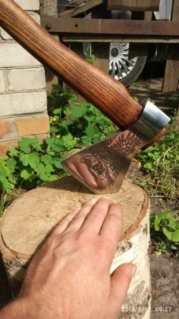 Axe, viking axe, eagle, tomahawk, hatchet, eagle decor, eagle gift, mens gift, viking camp, engraved axe, custom gift, knife, viking knife