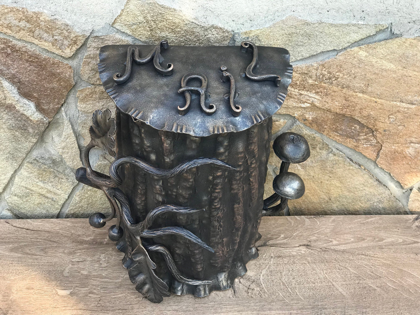 Mail box, mailbox, locking mailbox, mail boxes, postbox, post box, iron gift, iron anniversary, post box outdoor,mail box post, garden decor