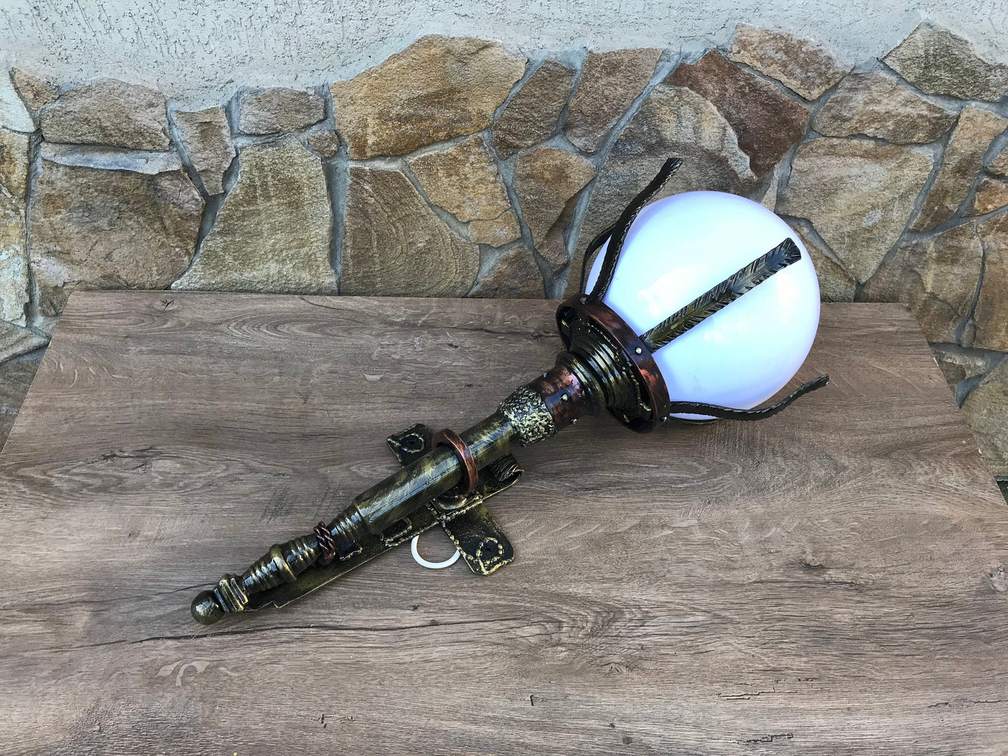 Sconce, medieval sconce, medieval lantern, wall sconce, torch lantern, wall torch, sconce lamp, castle light, castle decor, castle decor