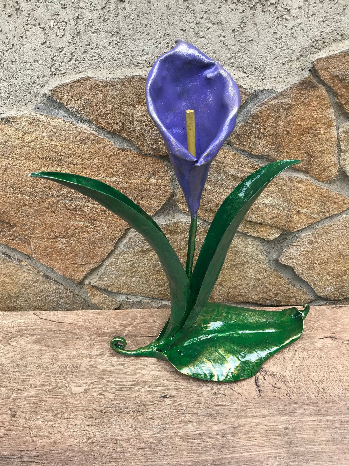 Calla lily, iron flower, iron anniversary gift, Christmas gift for her, iron gift for her, iron gifts, Mother's day gift, 6th anniversary