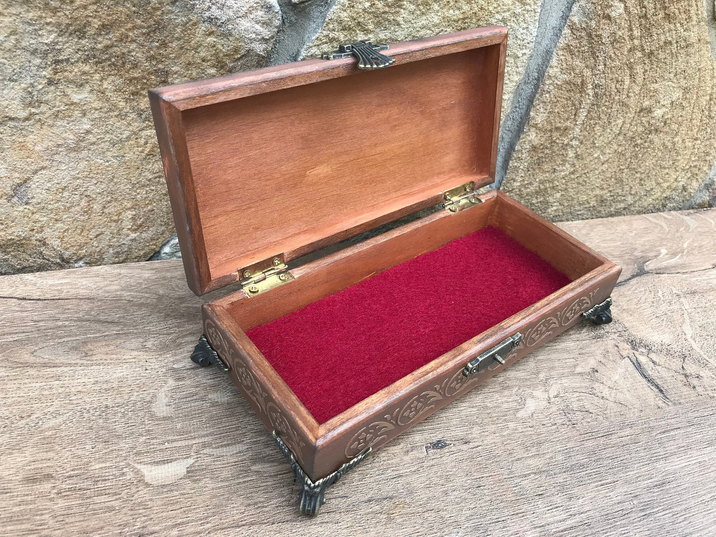 5th anniversary, jewelry box, wooden gift for her, jewelry storage, wooden anniversary, jewelry casket, treasure chest, vintage casket