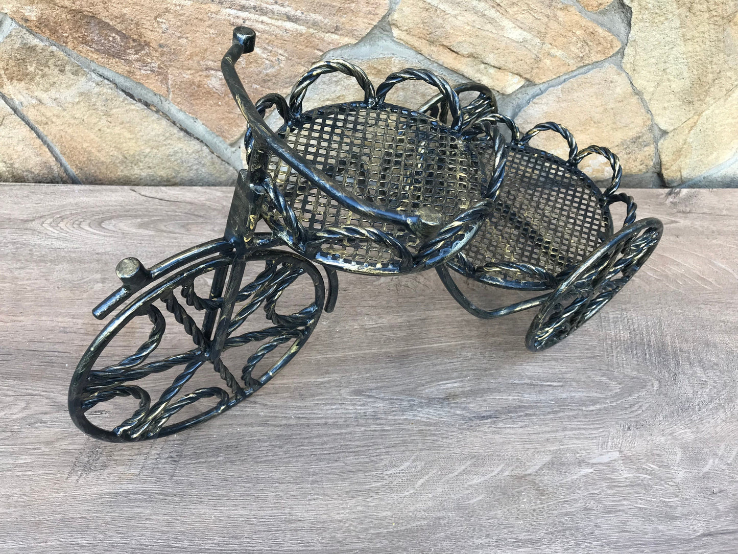 Hand forged plant stand, outdoor gardening, planters & pots, outdoor planters, indoor planters, plant stand, iron gift for her, flower pot
