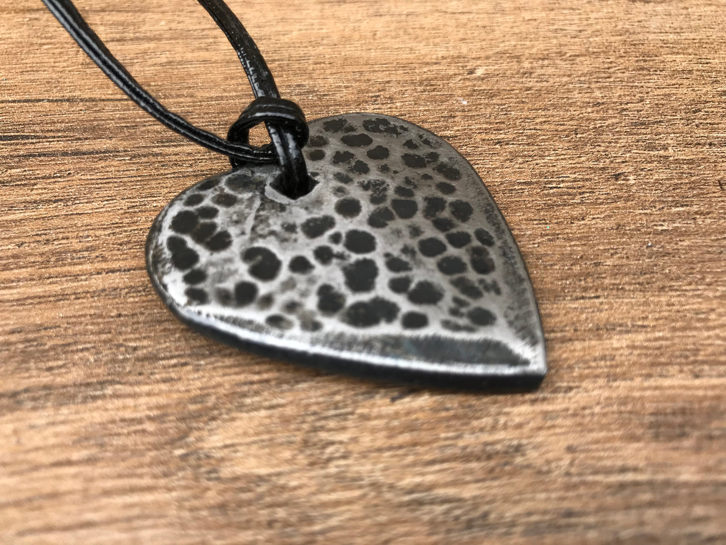 Engraved iron gift, 6th anniversary gift, iron anniversary, iron heart, iron necklace, iron gift, gift box, iron pendant, iron jewelry, love