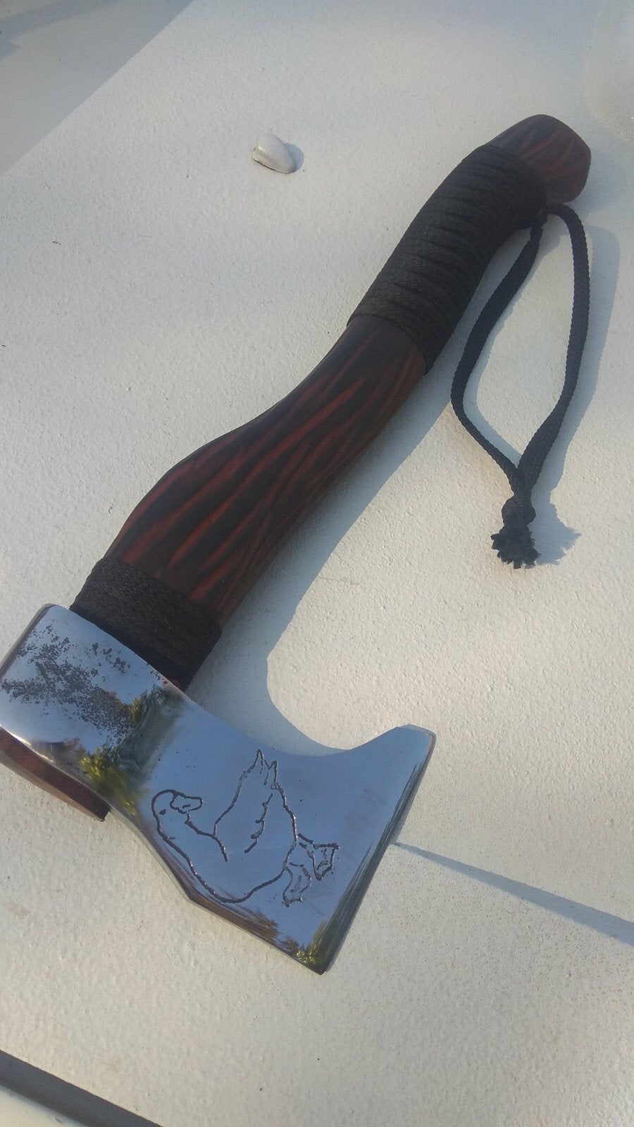 Rustic axe, farmhouse axe, goose, axe gift, viking axe, axe and knife, tomahawk, hatchet, mens gifts,rustic gift,rustic decor,farmhouse gift