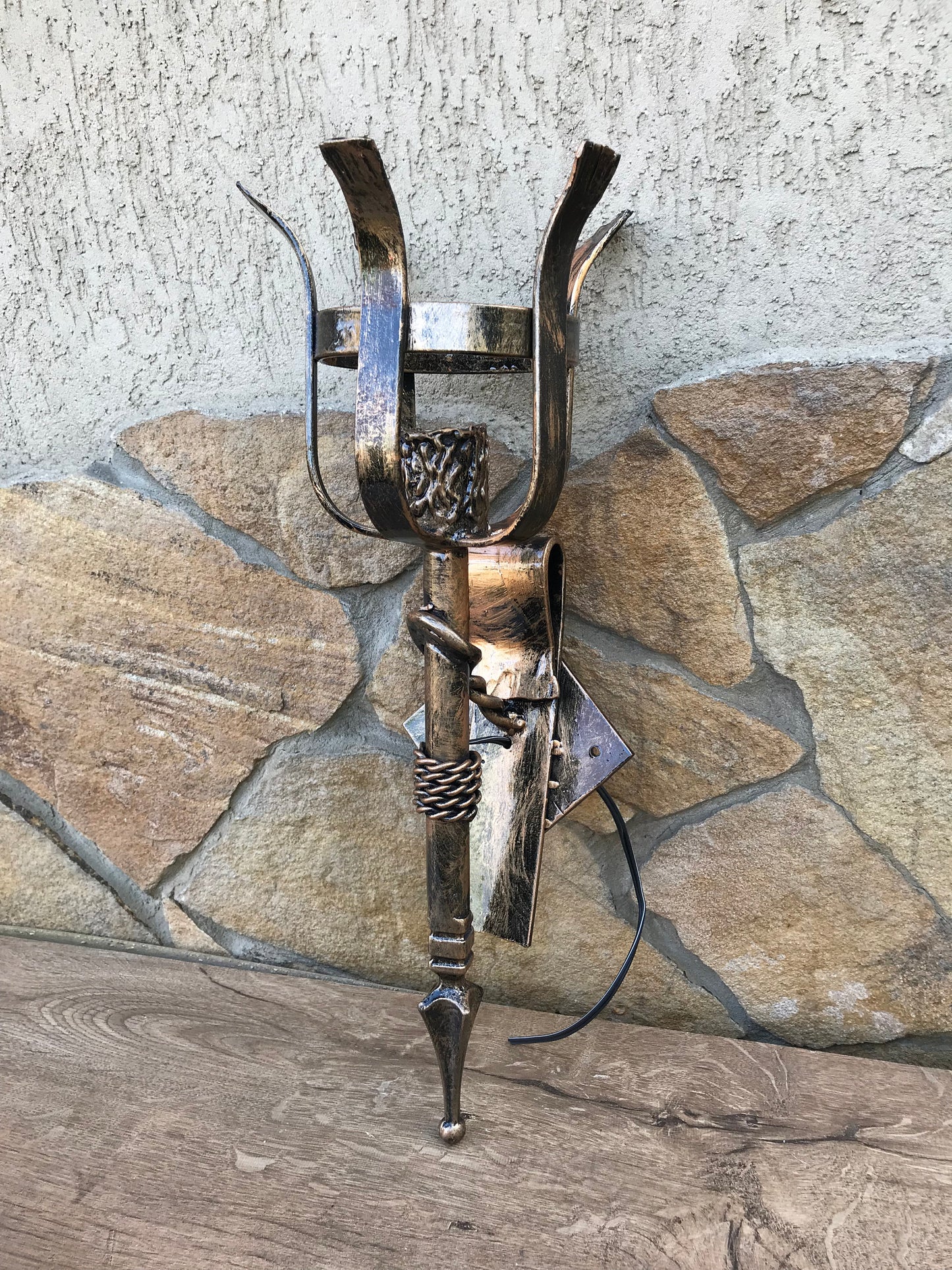 Cottage sconce, sconce, wall sconce, wall torch, wall lamp, torch decor, torch lamp, torch sconce, torch light, sconce light,medieval,castle