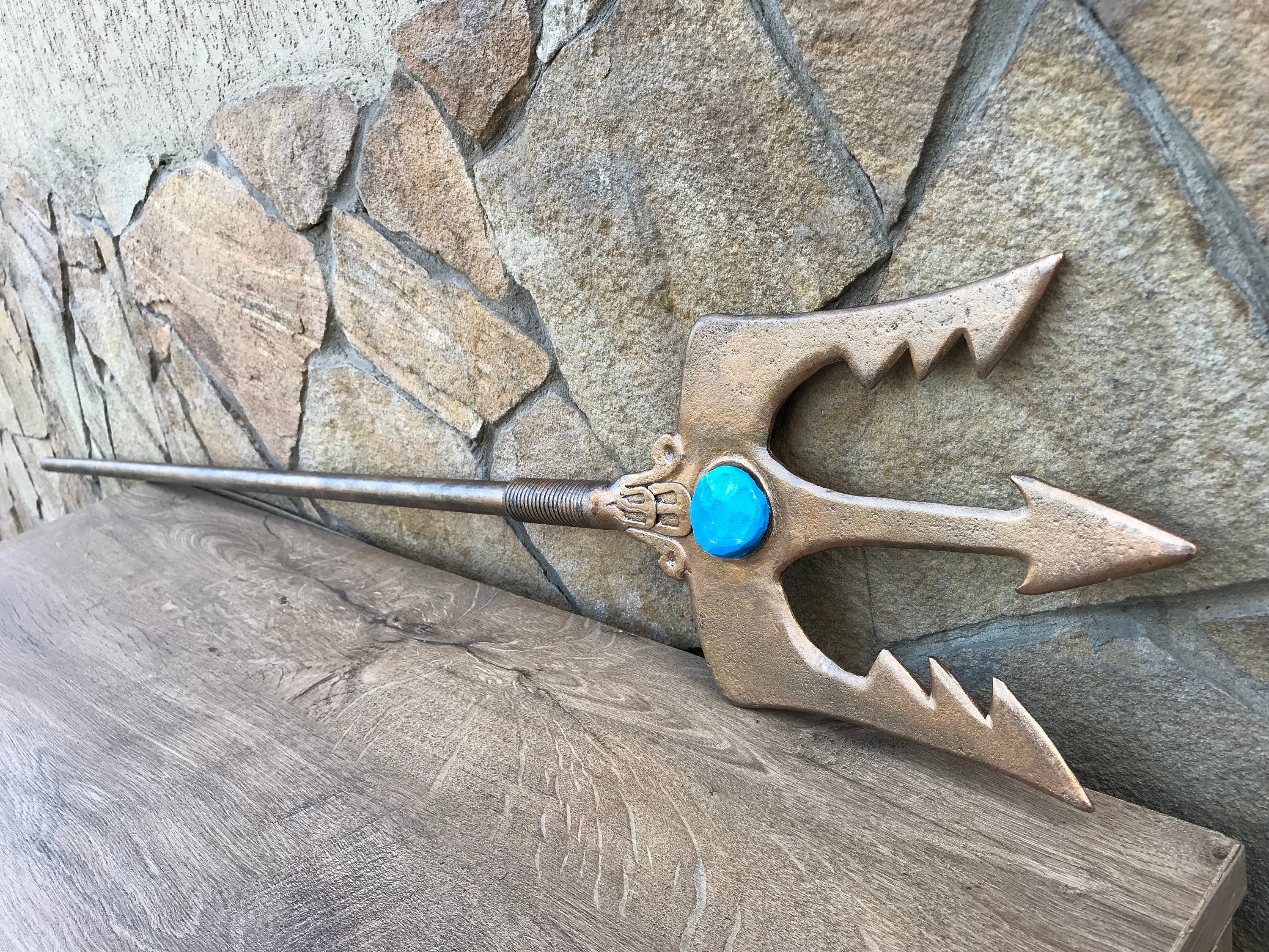 Mako mermaid trident for a gift or cosplay – ForgedCommodities
