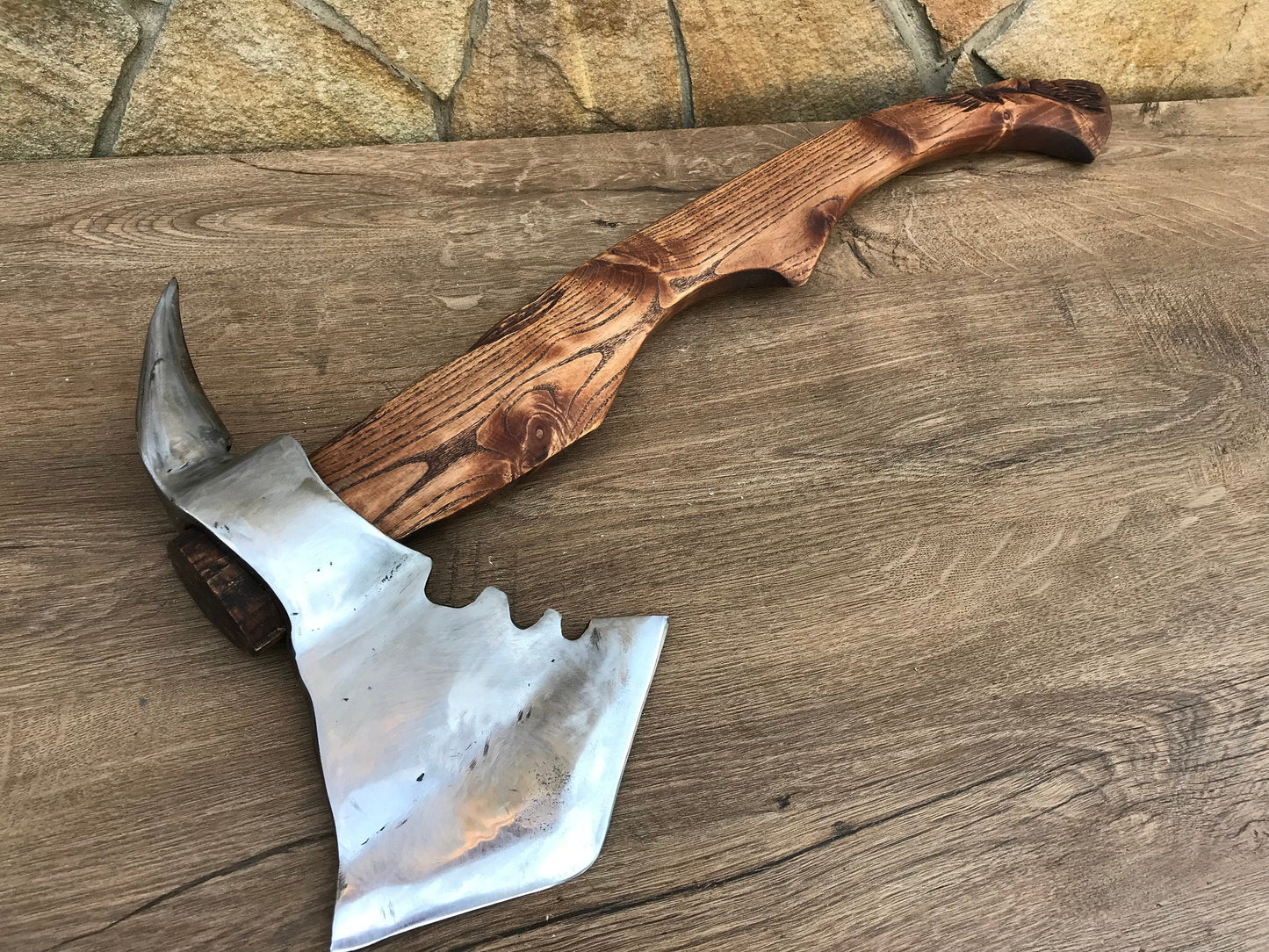 Viking axe, hunting axe, hatchet, bearded axe, mens gift, engraved axe, hatchet axe tool, steel axe, best man axe gift, camping axe,axe gift