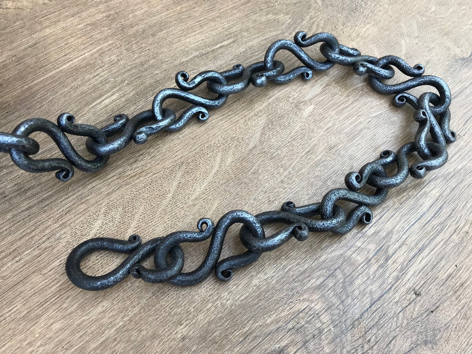 On Sale 61'' Long Hand Forged Chain Antique Metal Chain Vintage Iron Chain,  Antique Chain, Chain for Lamps, Industrial decor FREE DELIVERY