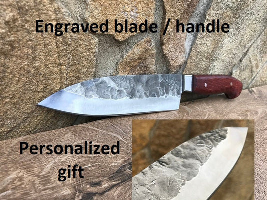 Culinary knife, kitchen knife, knife, hand crafted knife, stainless steel knife, knife gift, steel gift, kitchen gift, viking knife, axe