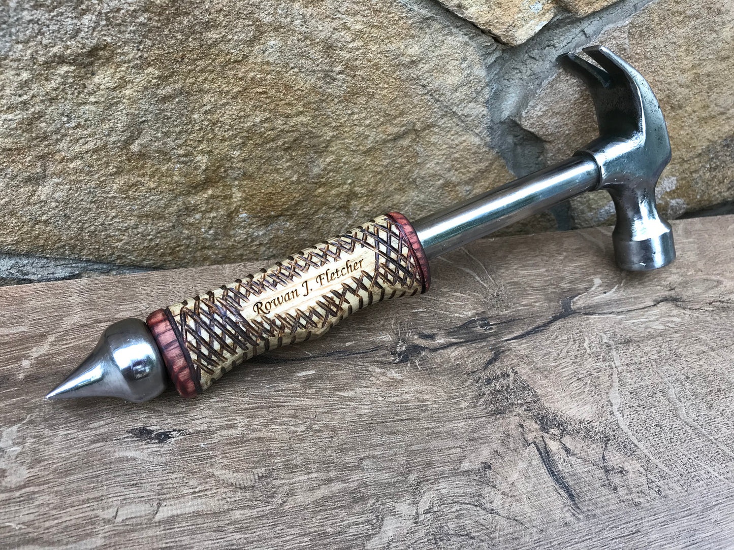 Hammer, multitool hammer, multi-tool, claw hammer, Thors hammer, mens gifts, mens gift, iron anniversary, custom hammer, engraved hammer
