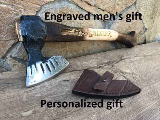 Axe, viking axe, tomahawk, hatchet, army gift, military gift, groomsman gift, mens gift, viking camp, engraved axe, personalized gift, knife