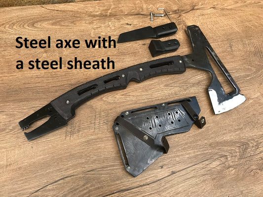 Axe, mens gift, viking axe, leviathan axe, tomahawk, handyman tool, steel decor, multitool, multi tool, multi-tool, iron gifts, steel gift