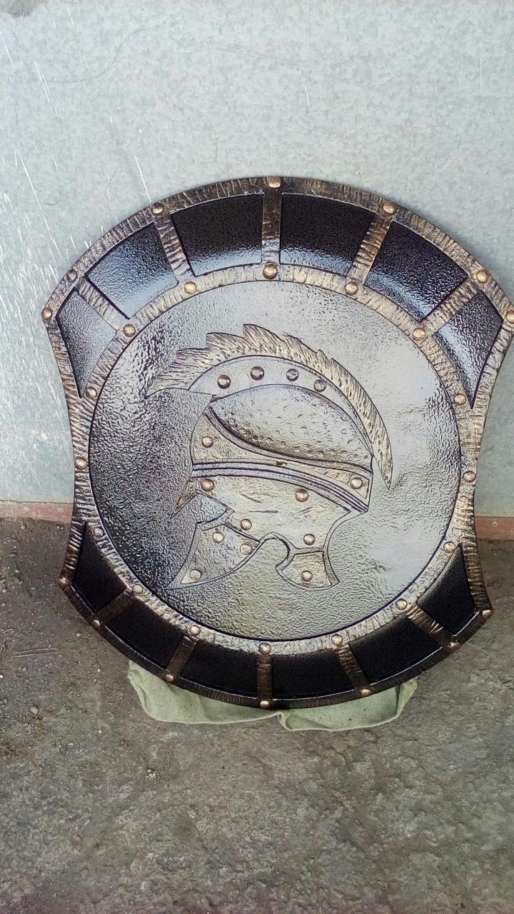 Hand forged shield, shield, medieval shield, knight shield, custom shield, historical shield, warrior shield, spartan shield, viking shield