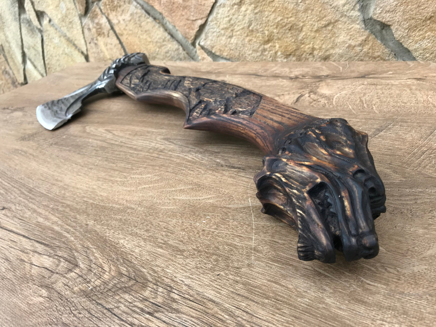 Axe, dragon, viking axe, dragon decor, manly gifts, dragon gift, medieval axe, carved dragon, gift for men, dragon art,viking knife,axe gift