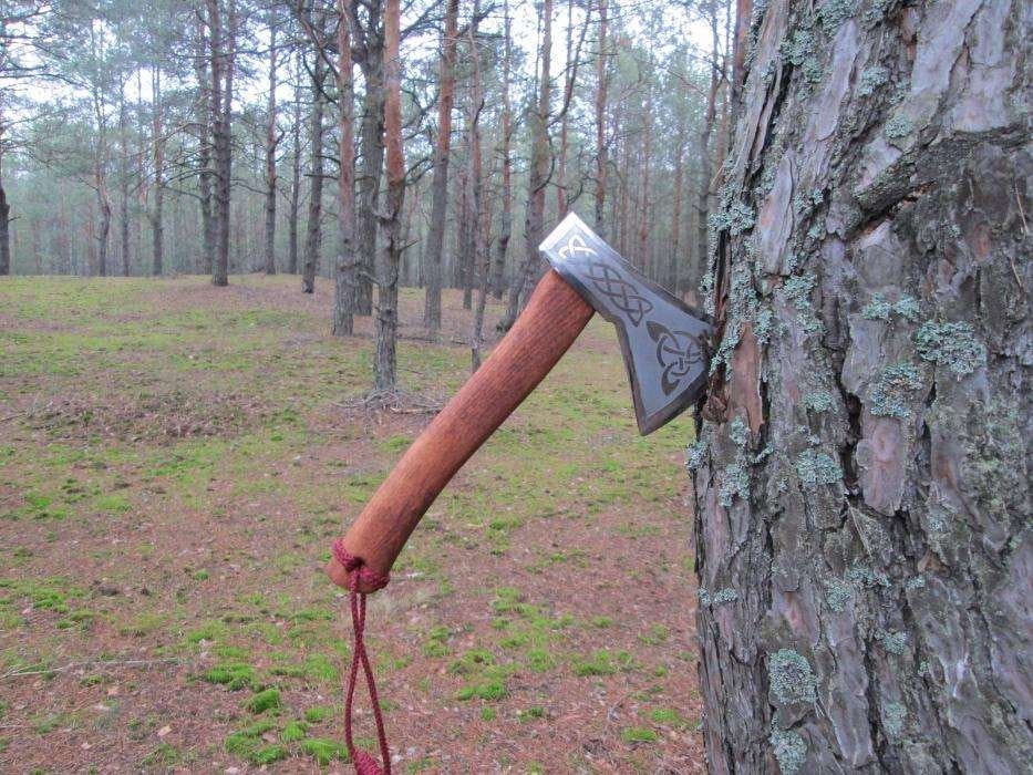 Medieval axe, viking axe, iron gift for him, tomahawk, hatchet, hiking, hunting, mens gifts, chopping axe, gifts for men, manly iron gifts