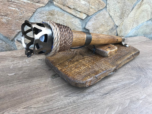 Wall sconce, torch, viking sconce, viking light, castle sconce, medieval torch, Olympic torch, medieval lamp, hand forged lantern, medieval