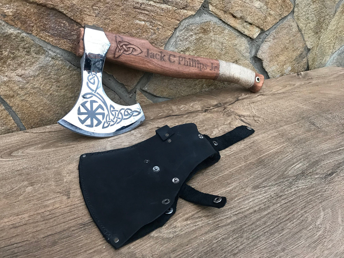 Personalized axe, personalized gift, personalized mens gifts, viking axe, hatchet, axe, runic axe, runic, runes, pagan symbol, celtic axe