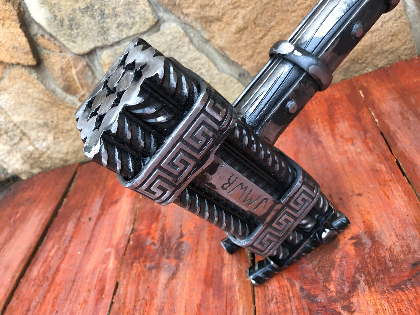 Hammer, unique hammer, rebar art, viking tools, rebar, Christmas gift, viking hammer, mens gift, retirement gift, military gift, iron gifts