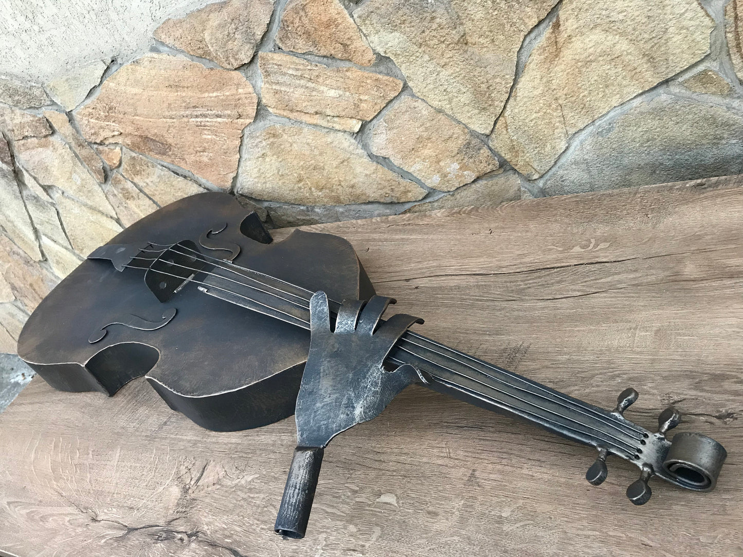 Hand forged cello, cello, music, gift for musician, music decoration, music gift, birthday gift, iron gift, cello gift,cello stand,cello art