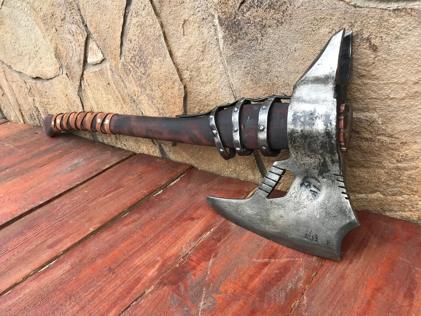 Medieval axe, viking axe, tomahawk, bearded axe, gift for boyfriend, 6th anniversary gift, mens gift, manly gifts,birthday gift,gift for dad