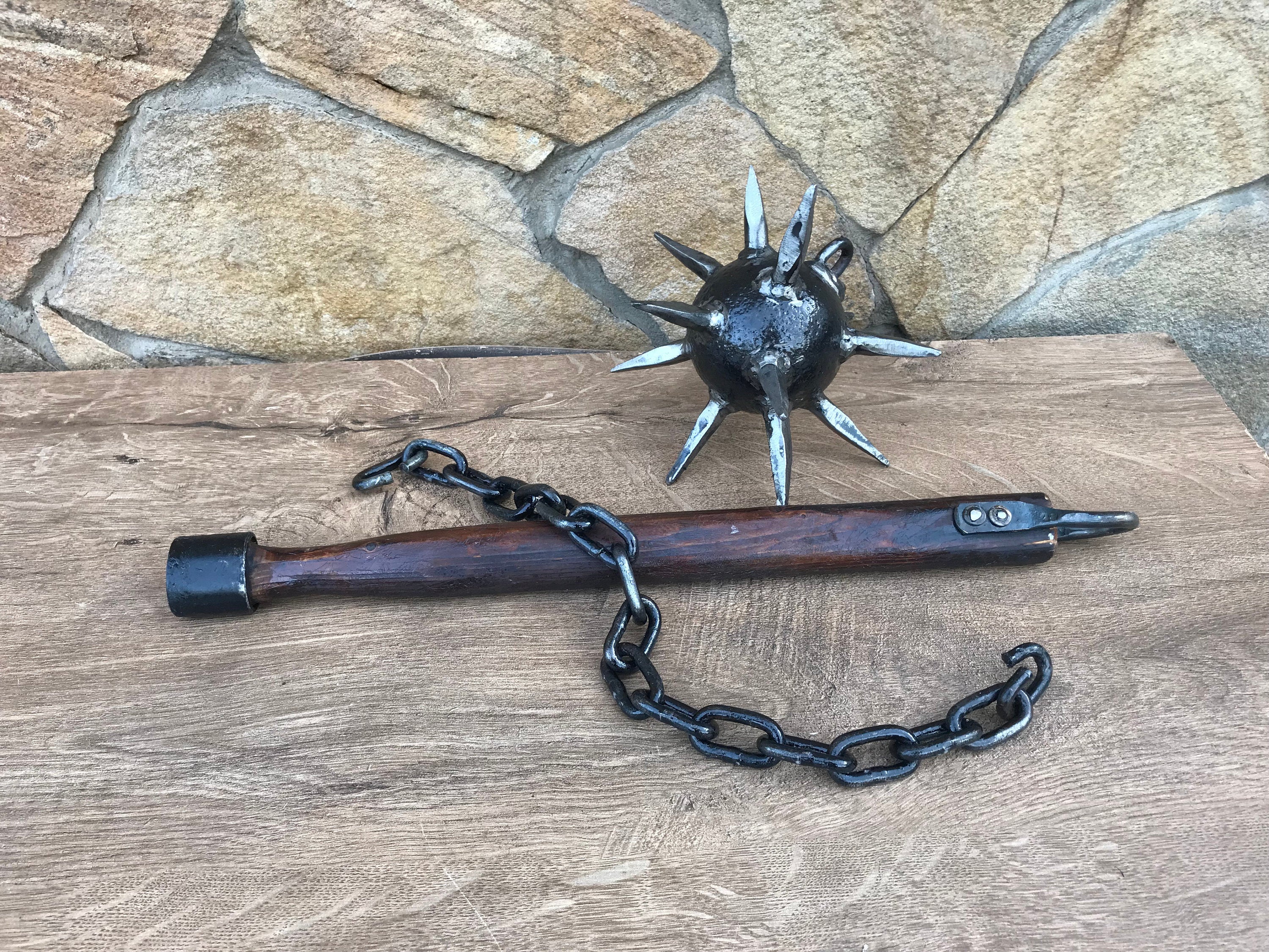 Hand made war mace 40x46 cm ForgedCommodities