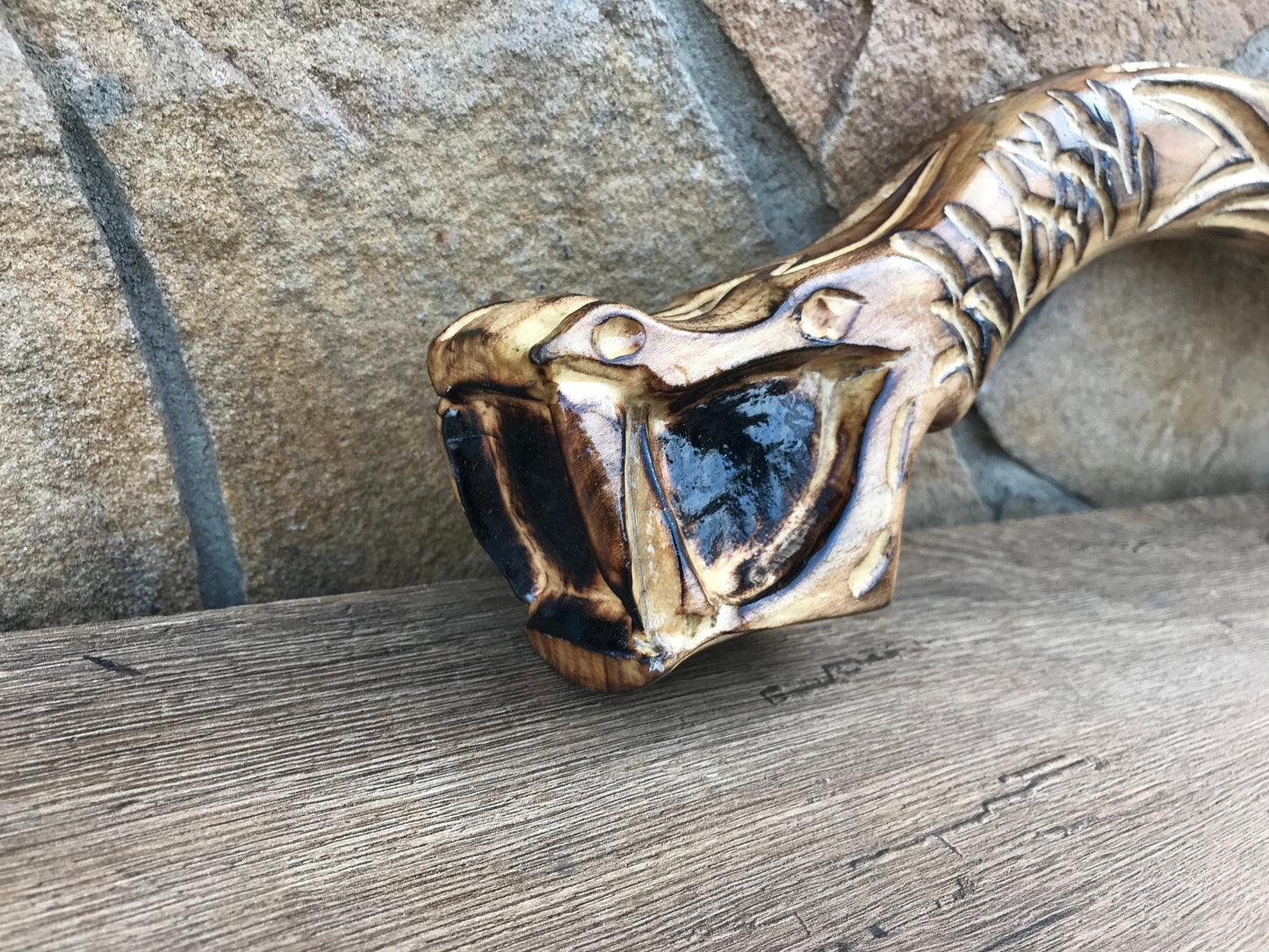 Dragon axe, dragon gift, dad axe, viking axe, hatchet, axe, wooden dragon, carved dragon, runic axe, pagan symbol, mens gifts,groomsmen gift