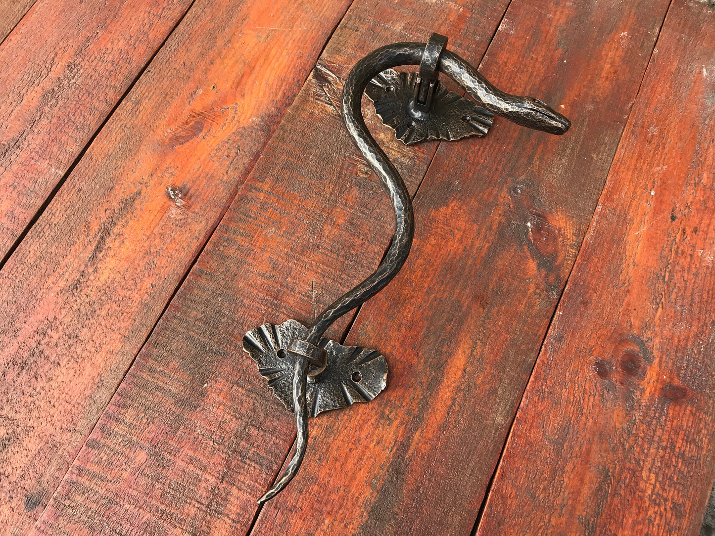 Door knocker, snake door knocker, snake door handle, snake decor, barn door handle, snake gift, snake lover,door pull,iron snake,wild nature