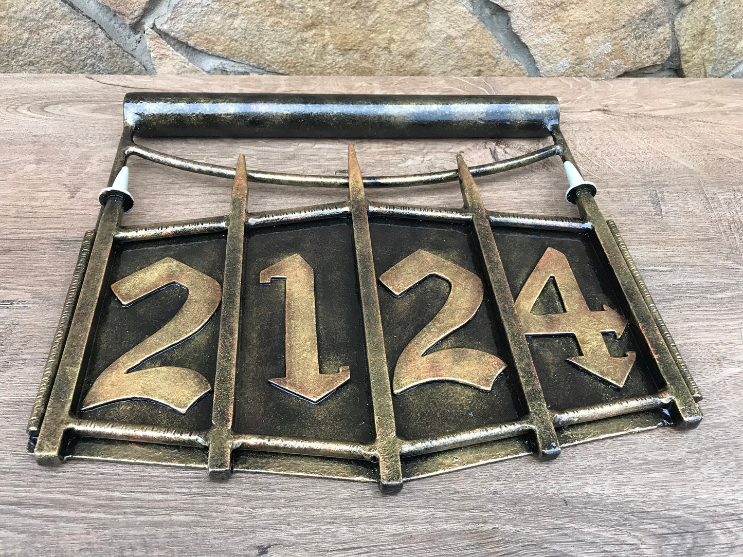 Custom house number plaque, custom house number sign,hand forged plaque,hand forged sign,house numbers,house number sign,house number plaque