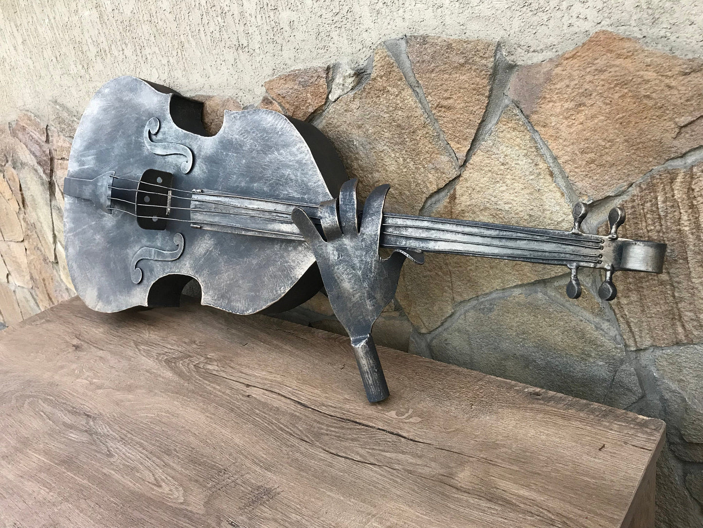 Hand forged cello, cello, music, gift for musician, music decoration, music gift, birthday gift, iron gift, cello gift,cello stand,cello art