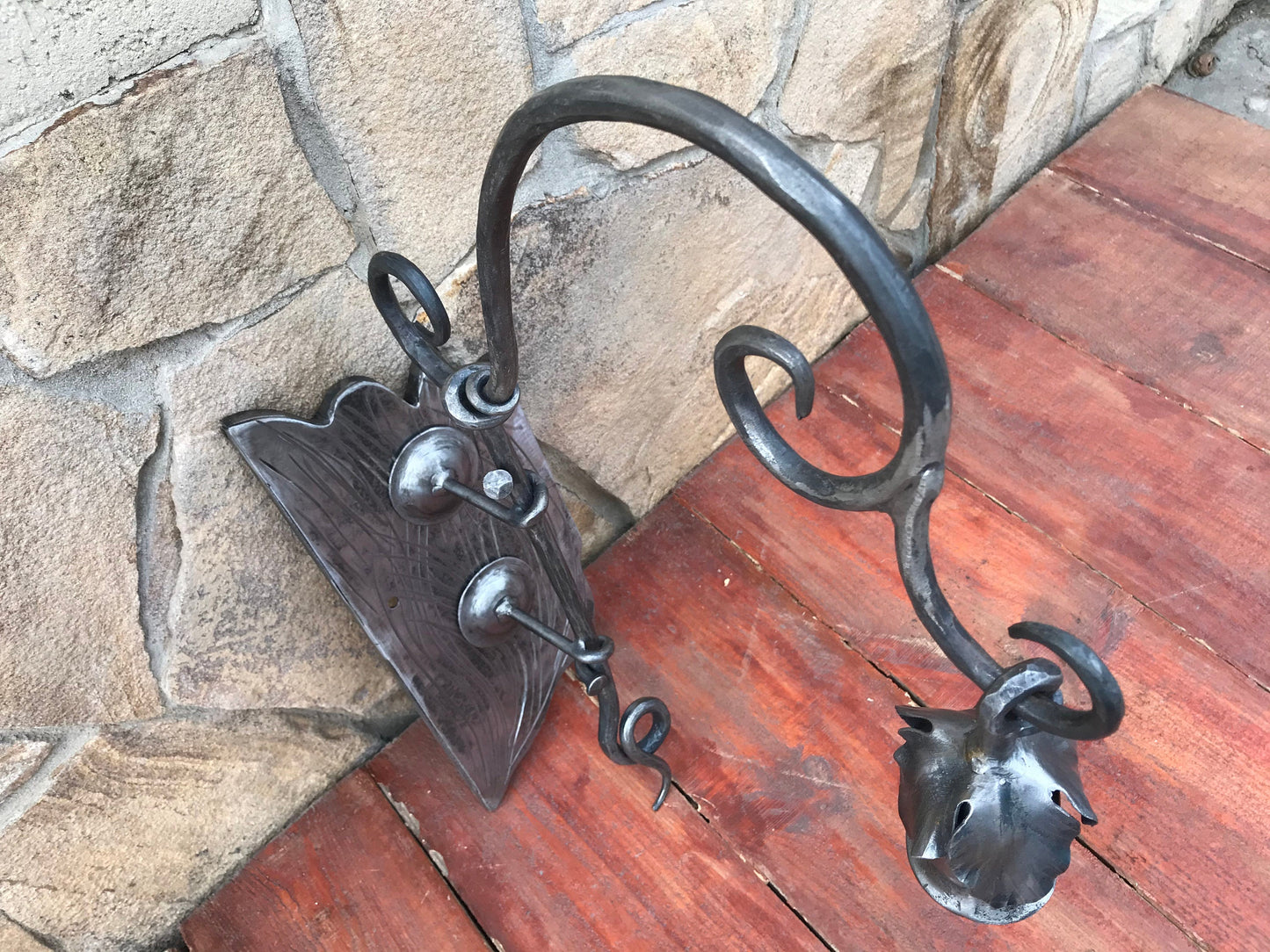 Iron bell, 6th anniversary, iron gift, bell, Christmas bell, metal sculpture, Christmas gift,porch decor,iron anniversary,door bell,birthday