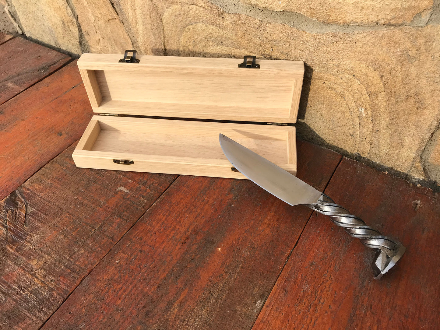 Personalized mens gift, knife gift, gift box, mens anniversary gift, mens birthday gift, railroad spike knife, retirement gift, mens gift