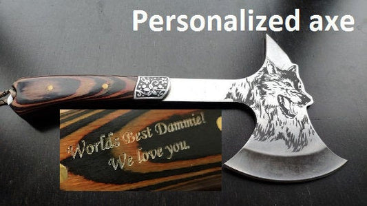 Camping axe, camping axe for dad, camping gift, mens birthday gift, anniversary gift, mens jewelry, mens pendant, mens gift, mens best gift