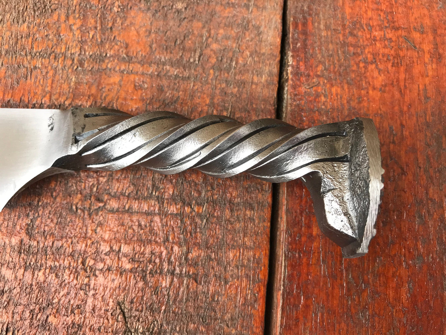 Steel anniversary, 11th anniversary, railroad spike knife,iron anniversary,11 year anniversary,dagger,steel gift for him,wedding anniversary