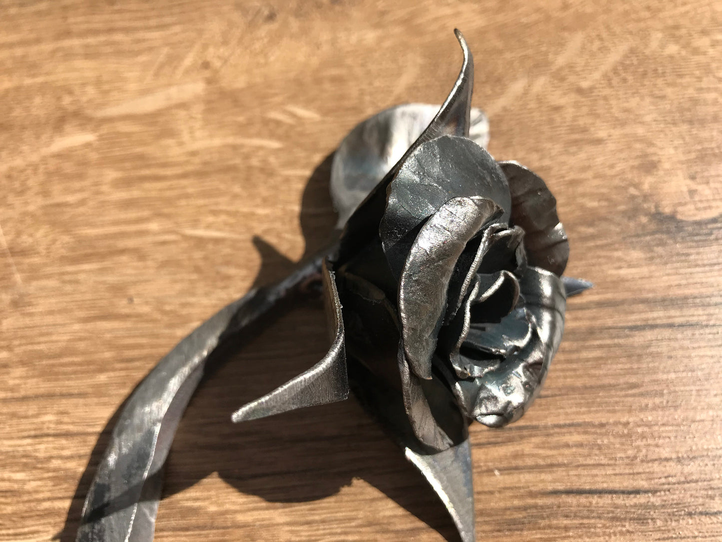 iron anniversary, 6th anniversary gift,hand forged six,iron rose,forged gifts,iron six,metal six,6 year anniversary,iron gift,iron gift idea