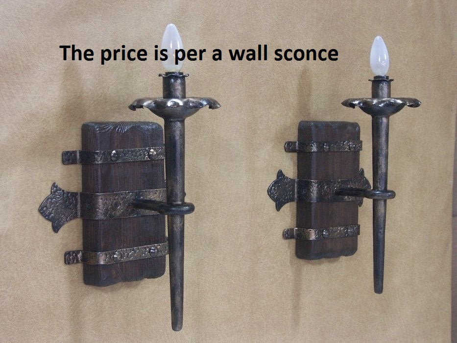 Wall sconce, torch, viking lantern, hand forged sconce, porch lamp, torch lamp, castle decor, medieval, castle, wall decor, medieval decor