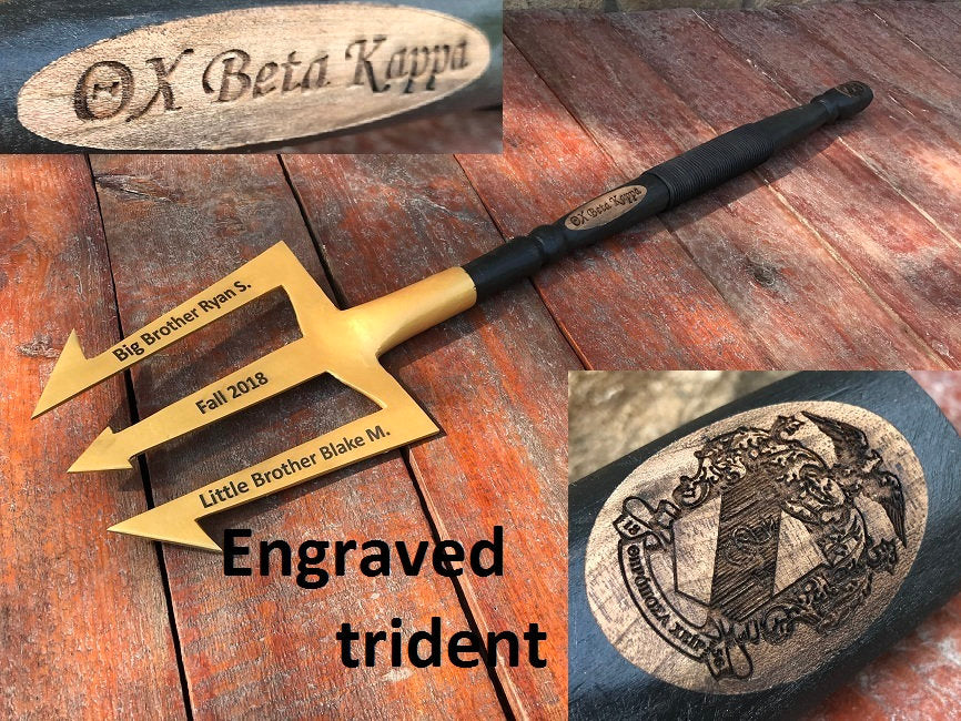 Personalized trident, trident, mens gift, Fathers Day gift, gift for husband, mens birthday gift, gift for dad, childs gift, kids game, axe