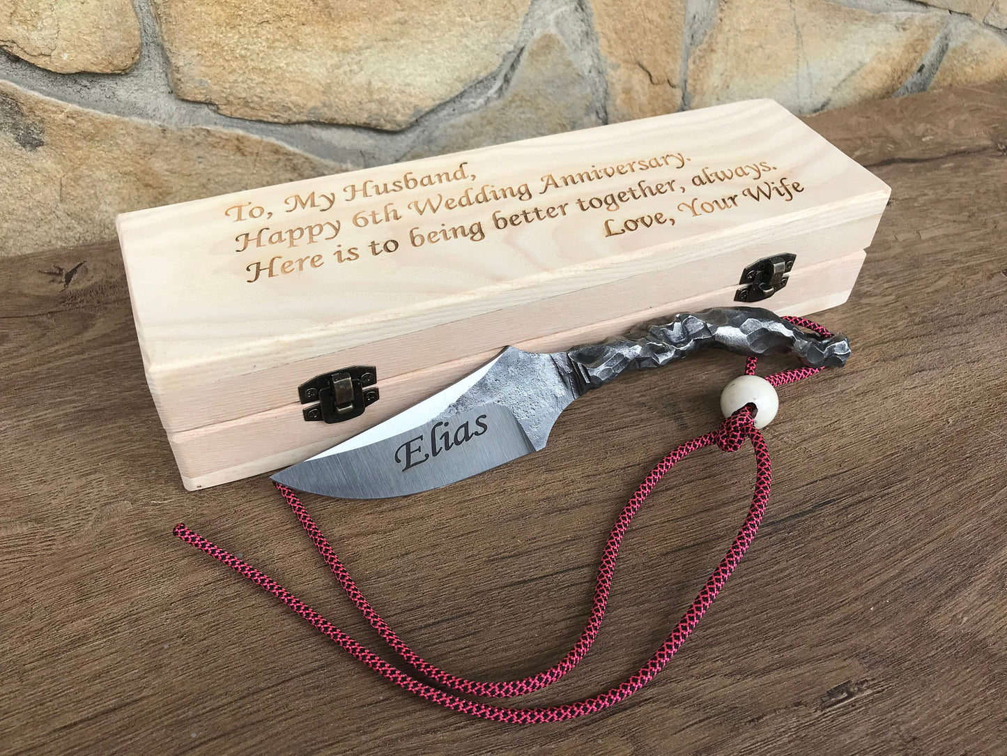6 year anniversary, gift for husband, knife gift, 6th anniversary,6th anniversary gift for him,iron gift for him,iron gift idea,personalized