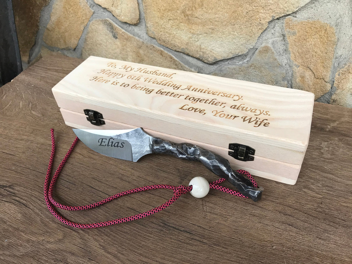 6 year anniversary, gift for husband, knife gift, 6th anniversary,6th anniversary gift for him,iron gift for him,iron gift idea,personalized