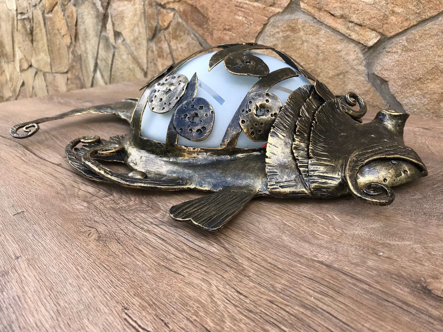 Wall sconce, fish themed gifts, fish light, sconce, wall lantern, fish art, costal decor,sea gift,ocean gift,beach decor,hand forged lantern