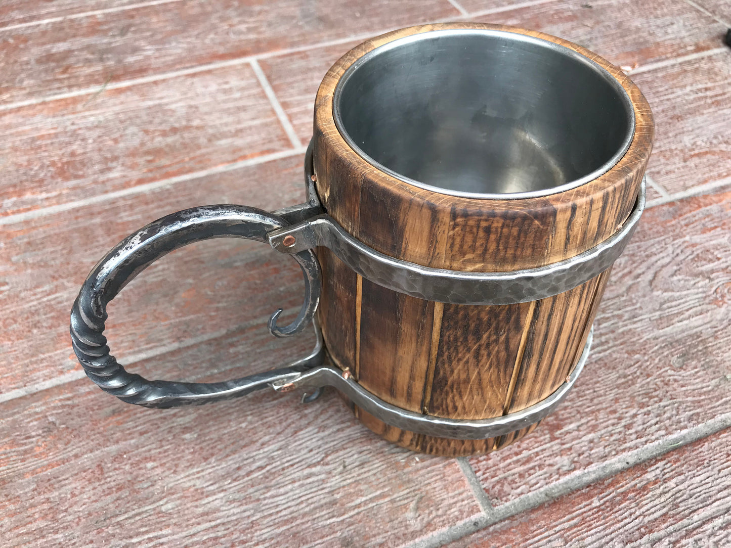 Beer mug, beer tankard, viking mug, viking beer cup, beer stein, viking style,groomsmen gift set,tankard mug,mug ideas,wooden mug, beer gift